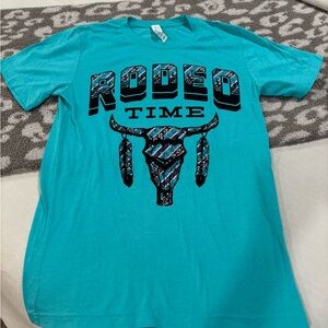 Bella Canvas Blue Graphic Polo Tee